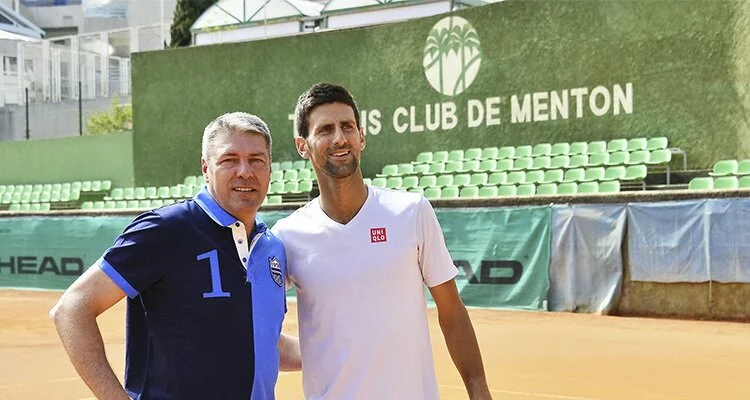 Gilles PEREZ et Novak Djokovic