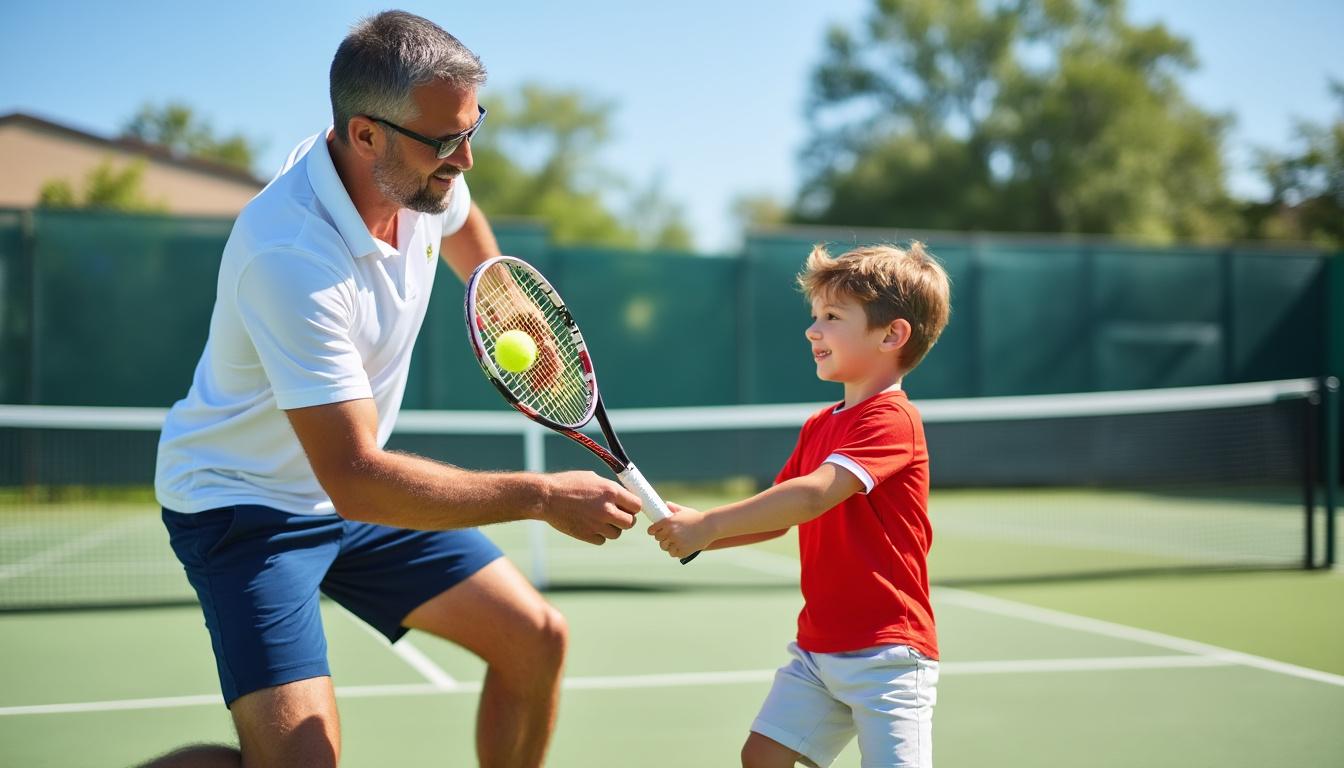comment entrainer son fils au tennis conseils pratiques pour les parents 1 découvrez des conseils pratiques et efficaces pour aider votre fils à progresser au tennis. apprenez comment encourager sa passion, développer ses compétences et créer un environnement propice à son entraînement. idéal pour les parents souhaitant accompagner leur enfant sur la voie du succès tennistique.