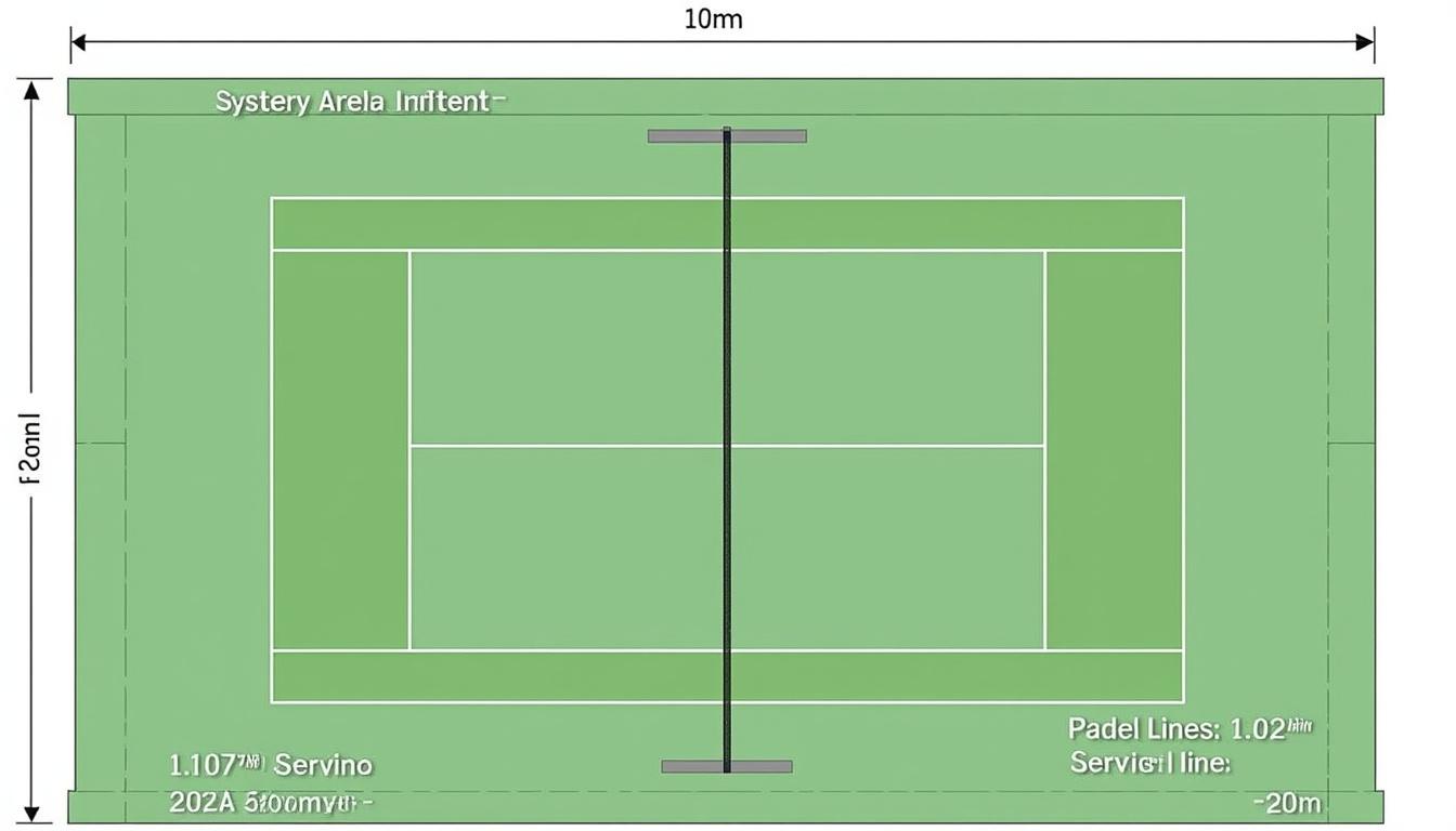 découvrez les dimensions essentielles d'un terrain de padel, incluant la longueur, la largeur et la hauteur des murs, pour mieux comprendre cet espace de jeu dynamique et optimiser votre expérience sportive.