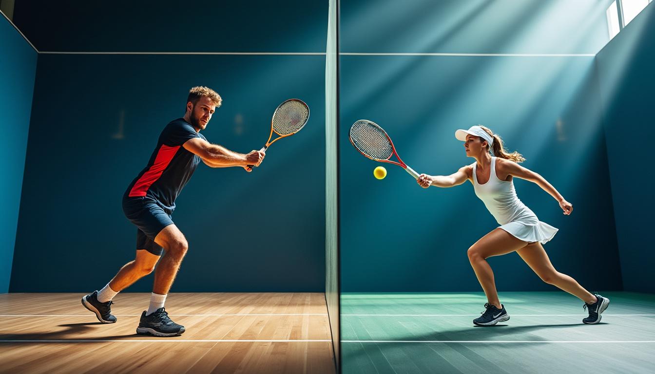 découvrez si le service au squash peut se faire de la même manière qu’au tennis, les différences clés entre les règles de service et les conseils pour bien débuter.