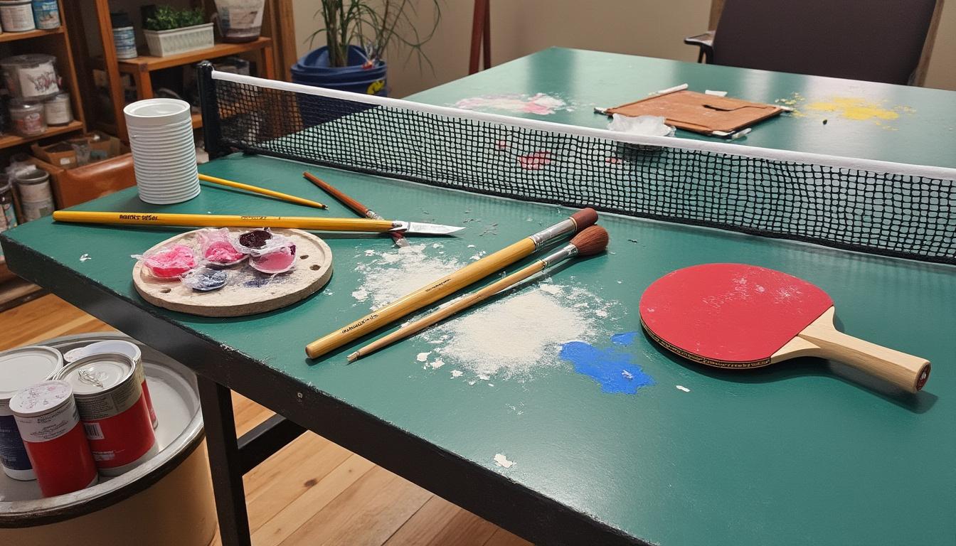 comment peindre une table de ping pong guide etape par etape 1 apprenez à peindre votre table de ping-pong avec notre guide étape par étape facile à suivre, pour un résultat professionnel et durable.