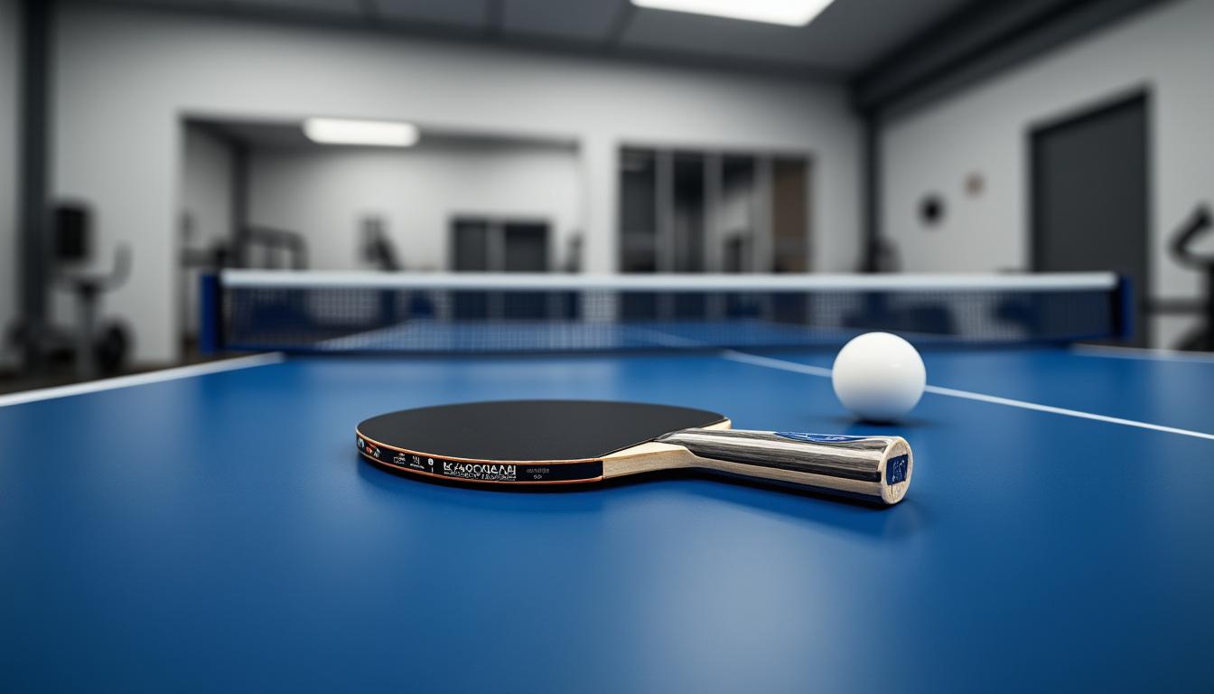 découvrez pourquoi les tables de ping-pong sont souvent bleues, une couleur choisie pour améliorer la visibilité de la balle et optimiser les conditions de jeu.