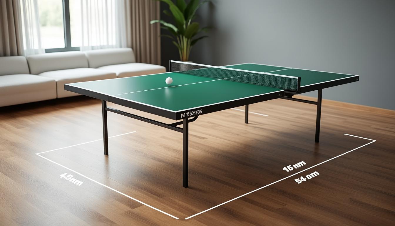 découvrez comment aménager parfaitement votre espace de jeu avec notre guide sur le recul nécessaire pour une table de ping-pong, afin de garantir confort et performance.