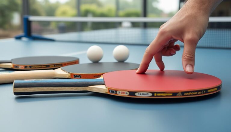 Kit D'entraînement Ping-pong Richolyn – Raquettes + Balle Autocollante Avec Fil 1,5m, Hauteur Réglable